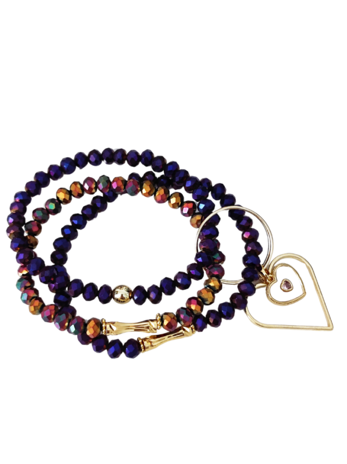 pulsera triple elástica