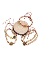Pulseras ajustables en hematitas